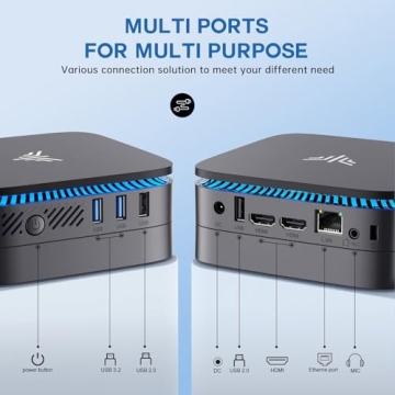 KAMRUI AK1 Plus Mini PC 12th Gen Performance with 4K Support