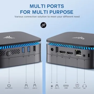 KAMRUI AK1 Plus Mini PC 12th Gen Performance with 4K Support