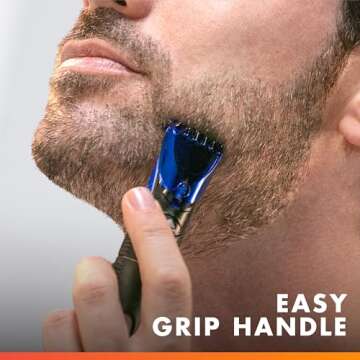 Gillette Styler: Beard Trimmer, Men's Razor & Edger, All Purpose Styler, All-in-one Tool, Shave, Trim & Edge, Waterproof, Fusion Razors for Men / Styler, with 3 Comb Attachments