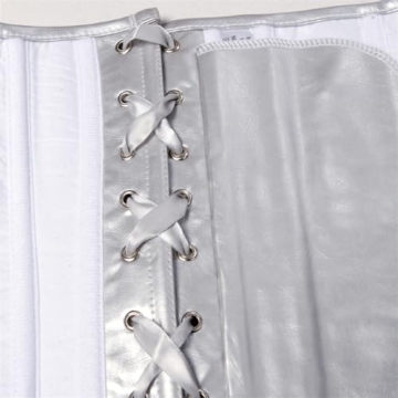 Kranchungel Punk Rock Faux Leather Corset for Women