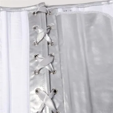 Kranchungel Punk Rock Faux Leather Corset for Women