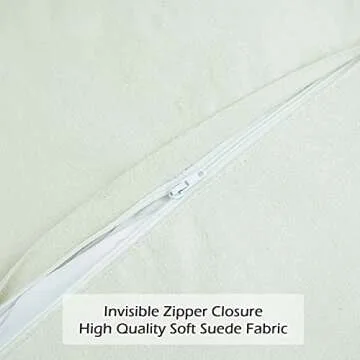 LIGICKY Set of 2 Decorative White Lumbar Faux Fur Throw Pillow Cover Luxury Series Rectangle Soft Plush Pillow Case Cushion Cover for Couch Sofa Bed (12" x 20")