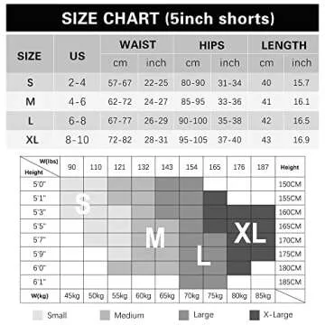 MOOSLOVER Women V Cross Waist Workout Shorts Butt Lifting High Waisted Biker Shorts(M,#1 Black)