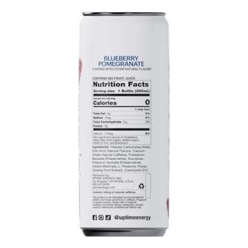 UPTIME Energy Drink Blueberry Pomegranate 12 Pack