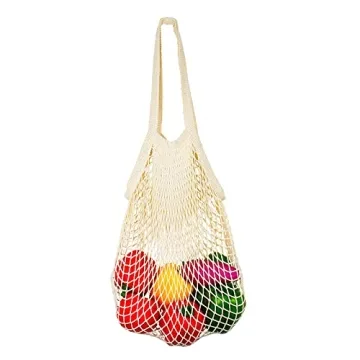 Premium Eco-Friendly Cotton Mesh Grocery Bags