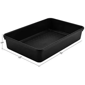 Masirs Interlocking Drawer Organizer Bins for Efficient Storage Solutions