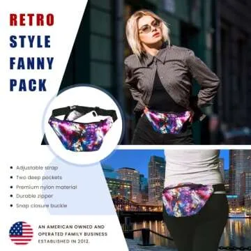 Funny Guy Mugs Space Cat 2 Fanny Pack for Festivals