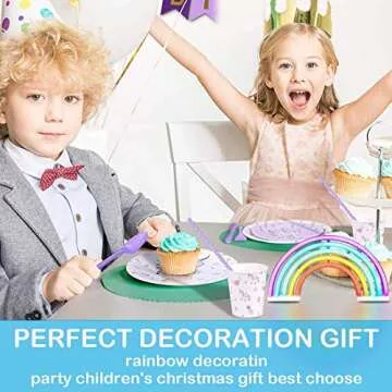 Enchanting Rainbow Night Light for Kids Decor