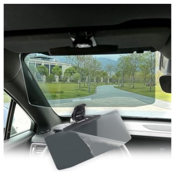 Ultimate HD Visor Sunshade Extender - 72.5% Light Blocking & Anti-Glare for Cars