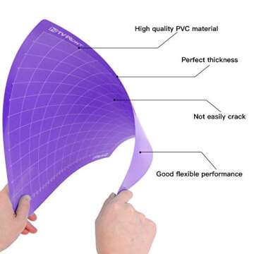 HTVRONT Strong Grip Cutting Mat for Cricut, 3 Pack Cutting Mat 12x12 for Cricut Explore Air 2/Air/One/Maker, Strong Adhesive Sticky Quilting Cutting Mats Replacement Accessories for Cricut