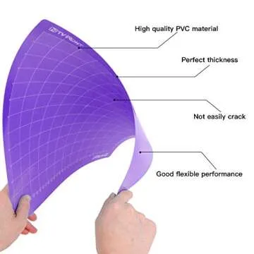 HTVRONT Strong Grip Cutting Mat for Cricut, 3 Pack Cutting Mat 12x12 for Cricut Explore Air 2/Air/One/Maker, Strong Adhesive Sticky Quilting Cutting Mats Replacement Accessories for Cricut