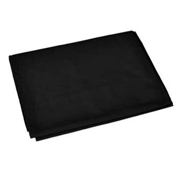 NEEWER 6x9 feet/1.8x2.8m Photo Studio 100% Pure Polyester Collapsible Backdrop Background for Photography, Video and Television (Backdrop Only) - Black