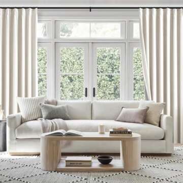 YZ HOME Pinch Pleated Blackout Curtains for Elegant Decor