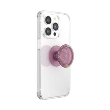 PopSockets Translucent Phone Grip with Expanding Kickstand, PopSockets for Phone, Adhesive Grip, Tra...