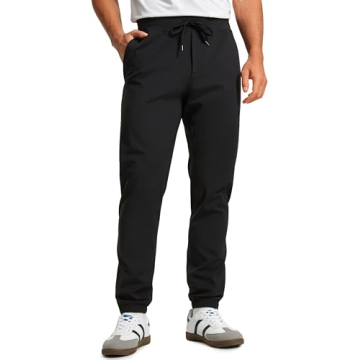 CRZ YOGA Men's 4-Way Stretch Golf Joggers with Pockets - Perfect for Active Lifestyle
