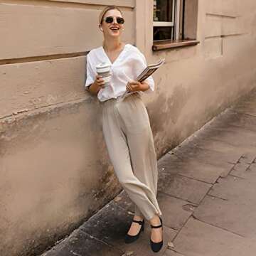 IDIFU Women's Candy Dress Mary Jane Shoes Low Block Heels Closed Round Toe Office Work Church Weddin...