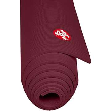 Manduka PRO Yoga Mat – Premium 6mm Thick Mat, Eco Friendly, Oeko-Tex Certified, Free of ALL Chemicals, High Performance Grip, Ultra Dense Cushioning for Support & Stability in Yoga, Pilates, Gym and Any General Fitness - 71 inches, Verve, 71" x 26"