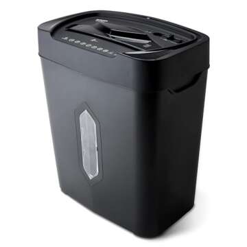 Aurora 12-Sheet Crosscut Shredder with 5.2 Gal Basket