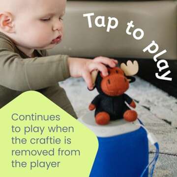 Storypod Music Craftie | Melodee Moose | Audio Yarn Character for The Screen Free Audio Learning Sys...