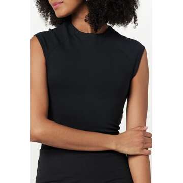 The Drop Women's Eloisa Cap Sleeve Crop Top