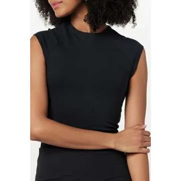 The Drop Women's Eloisa Cap Sleeve Crop Top