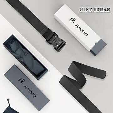 JUKMO Tactical Quick Release Belt for Comfort & Durability