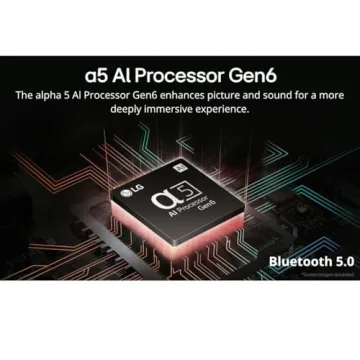 LG 32 Smart TV 2025 α5 AI Processor Bluetooth HDR10