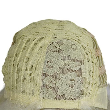 GNIMEGIL Short Blonde Curly Wig for Parties and Costumes