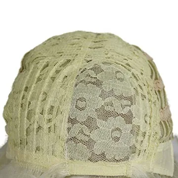 GNIMEGIL Short Blonde Curly Wig for Parties and Costumes