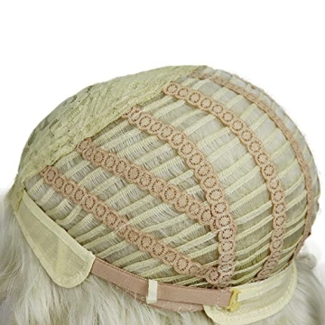 GNIMEGIL Short Blonde Curly Wig for Parties and Costumes