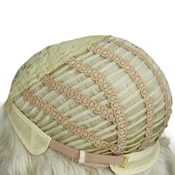 GNIMEGIL Short Blonde Curly Wig for Parties and Costumes