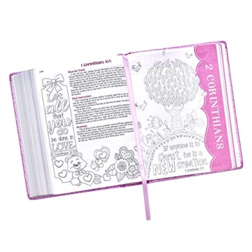 ESV Creative Bible for Girls Glitter Hardcover Edition