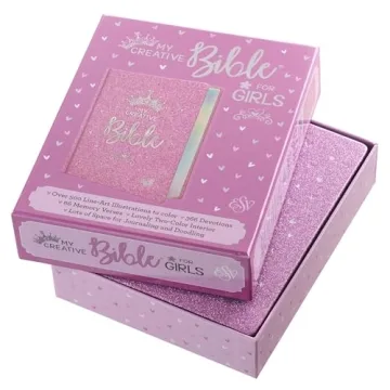 ESV Creative Bible for Girls Glitter Hardcover Edition