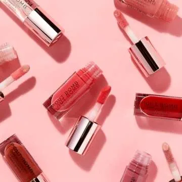 Makeup Revolution Pout Bomb Plumping Gloss, Lip Plumper Gloss To Increase Lip Volume, Contains Vitamin E, Candy, 4.6ml