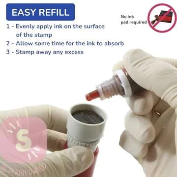 Stamp Joy - 6 Self-Ink Flash Stamp Set, Multicolor Teacher Stamps, Office Stationery Stamps, Pre-Inked, Refillable Stamps (Inspiration Set)