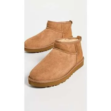 UGG Men's Classic Ultra Mini Boot, Chestnut, 11