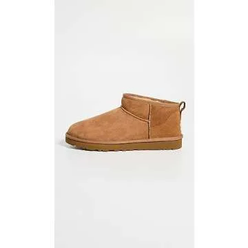 UGG Men's Classic Ultra Mini Boot, Chestnut, 11