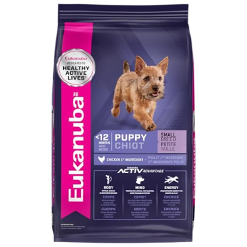Eukanuba Puppy Small Breed Dry Dog Food - Complete Nutrition for Puppies 4.5 lb