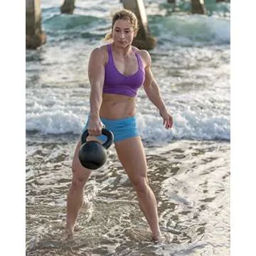 Garage Fit Kettlebells for Crossfit with LB and KG Markings (10kg / 22 lbs)