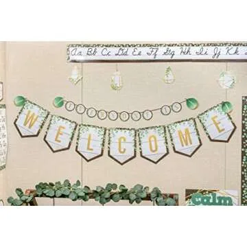 Shop Eucalyptus Circle Letters for Vibrant Classroom Decor