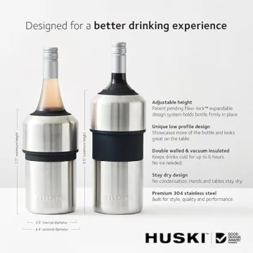 Huski Wine Chiller Keeps Your Wine Cold for Hours