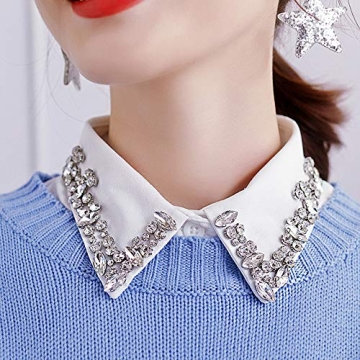 Beautiful Booluee Detachable Rhinestone Collar for Fashion