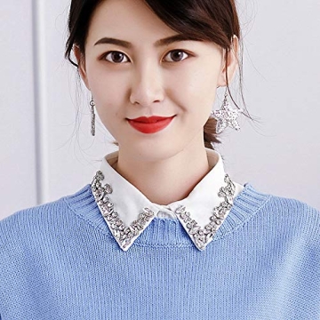 Beautiful Booluee Detachable Rhinestone Collar for Fashion