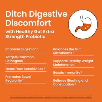 Ombre Healthy Gut Probiotics for Digestive Health 100 Billion CFU - Prebiotics and Probiotics for Wo...