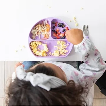 Bumkins Toddler Suction Plate - Safe Feeding for Kids