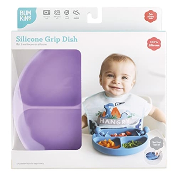 Bumkins Toddler Suction Plate - Safe Feeding for Kids
