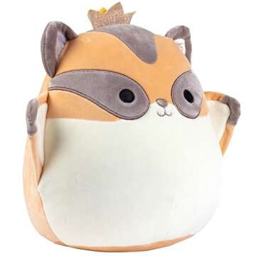 Squishmallows Original 8-Inch Ziv The Sugar Glider - Official Jazwares Plush - Collectible Soft & Sq...