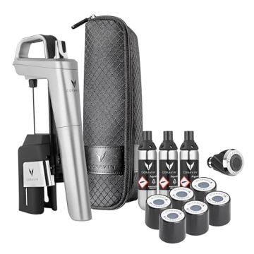 Coravin Timeless Six Plus Wine Preservation System - By-the-Glass Wine Saver - With 3 Pure Argon Gas...
