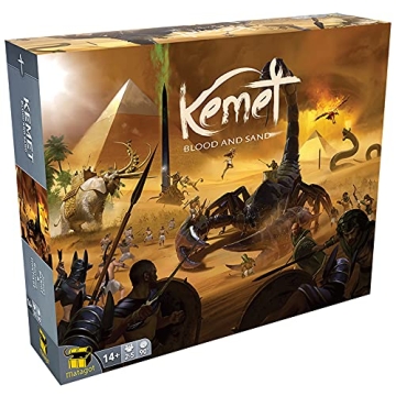 Kemet Blood and Sand Board Game - Revised Edition | Strategy Game for 2-5 Players | Ages 14+ | Avera...