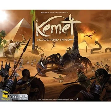 Kemet Blood and Sand Board Game - Strategy for Teens and Adults